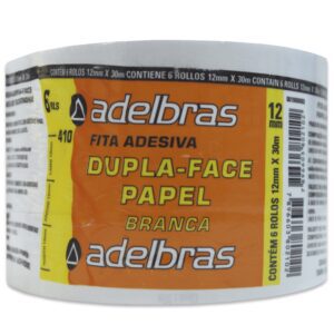 Fita Dupla Face Papel 12x30m